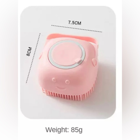 Pet Bath Brushes Massage Shampoo
Dispenser Available in Pink, Yellow and Green - Picture 10 of 15